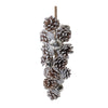 Melrose Flocked Pinecone Cluster Drop (Set of 2)