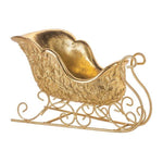 Melrose Gold Holiday Sleigh Decor 15"L