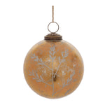 Melrose Copper Etched Mercury Glass Ball Ornament (Set of 6)