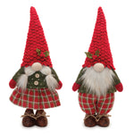 Melrose Plush Holiday Gnome Shelf Sitter Couple (Set of 2)