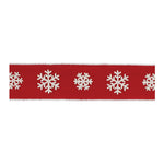 Melrose Holiday Snowflake Ribbon 4" x 5 Yds.