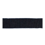 Melrose Navy Blue Woven Wired Ribbon (Set of 2)