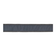 Melrose Dark Grey Glitter Wired Ribbon (Set of 2)