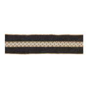 Christmas Crafting Ribbon – Wool Wired Black and Gold