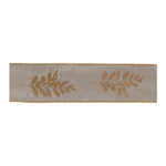 Melrose Gold Leaf Print Ribbon (Set of 2)