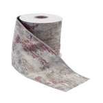 Pink Silver Wired Holiday Ribbon Set of 2 Polyester Viscose 4 Inch x 5 Yards by Melrose