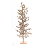 Christmas Tabletop Decor Icy Jeweled Acrylic Twig Tree – 24" H by Melrose