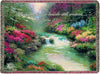 Thomas Kinkade Scripture Throw – Beside Still Waters Cotton Blanket