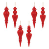 red wood finial ornament