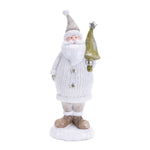 Melrose Sweater Santa Figurine with Tree (Set of 2)