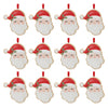 santa cookie ornament