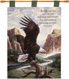Freedom Wall Tapestry – Patriotic Eagle with Verse, 26x36 Hanging