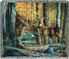 Broken Silence Tapestry Throw – 60x50 Wildlife Blanket by Kevin Daniel