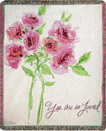 Manual Woodworkers “You Are So Loved” Cotton Tapestry Throw – Encouragement Blanket