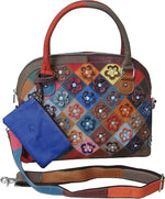 Amerileather Kenzer Leather Handbag – Top Grain Lambskin Tote with Elegant Form and Everyday Functionality