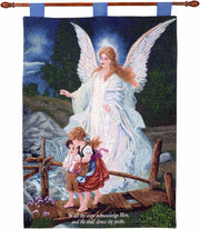 Direct Thy Paths Proverbs 3:6 Wall Tapestry – 26 x 36 with Finial Rod