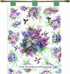Whisper Wings by Lena Liu – Inspirational Butterfly Tapestry with Verse