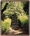 Inspirational Grandfather Throw – Tapestry Blanket with Psalms Verse, 50x60 Cotton