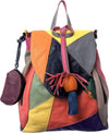 Multicolor Casual Daypack with Drawstring