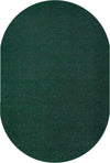 Carpets for Kids Mt St Helens Solids Collection Classroom Rug, Emerald Green, 7'6" x 12' Oval