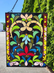 Fine Art Lighting Handcrafted Tiffany Panel – Stylish Design for Windows