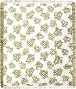 Sea Turtle 48x60 Inch Rayon Throw – Coastal Marine Theme by Manual Woodworkers