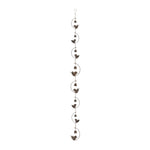 Bird and Bell Rain Chain Decorative Iron Garden Accent – 70" L by Melrose