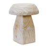 Garden Style Wood Mushroom Decor Beige 15.75 Inch Height By Melrose