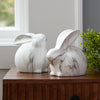 marble rabbit figurine