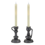 Melrose Antique Style Taper Candle Holder (Set of 2)