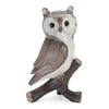 Melrose Woodland Owl on Branch Figurine (Set of 4)