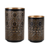 Melrose Mandala Punched Metal Candle Holder (Set of 2)