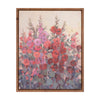 Melrose Framed Hollyhock Floral Canvas Art 29"H