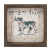 Melrose Framed Dog Sentiment Print (Set of 6)