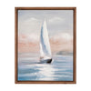 Framed Sailboat Wall Accent – Canvas Art – 23.75"H By Melrose