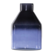 Blue Glass Accent Vase – Bottle Design – 7