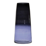 Glass Tapered Vase – Blue Soda Lime Glass – 12.5"H Tabletop Accent By Melrose
