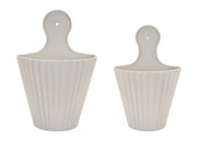 ribbed metal decor