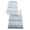 Abstract Coastal Table Runner 13W x 72L for Nautical or Farmhouse Decor By Melrose