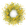 Melrose Mixed Daisy Floral Wreath 20"D