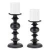 Melrose Modern Metal Candle Holder (Set of 2)