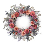 Melrose Mixed Zinnia Floral Wreath 24"D