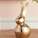 Modern Metal Bunny Decor (Set of 2)