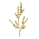 Berry Spray – Faux Yellow & Green – 32 Inch Indoor Floral Stems Set of 6 – By Melrose