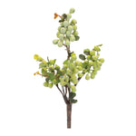 Berry Spray – Faux Green Berries – 17 Inch Indoor Decorative Stems Set of 4 – By Melrose