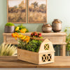 wooden barn caddy tray