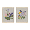 Melrose Framed Pressed Floral Art (Set of 2)