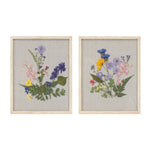 Melrose Framed Pressed Floral Art (Set of 2)