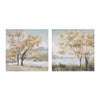 Melrose Framed Tree Canvas Art (Set of 2)