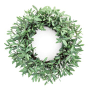 Olive Leaf Decorative Wreath Faux Greenery Home Decor by Melrose